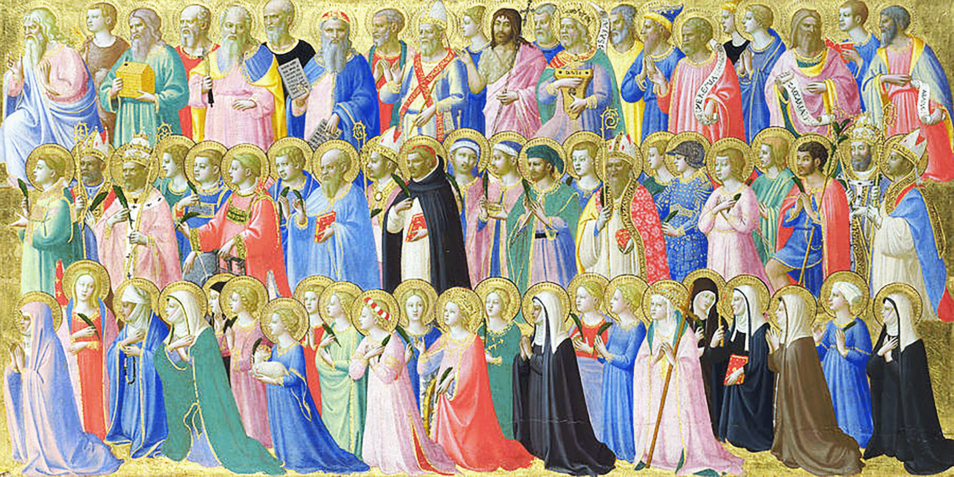 The Forerunners of Christ with Saints and Martyrs is a painting by Fra Angelico